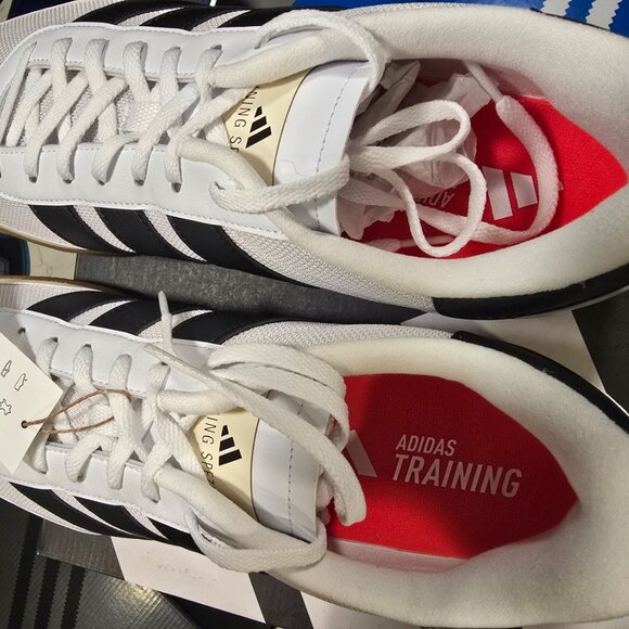 Adidas Training Spezial White Black Gum JP7392 Mens Size 12 Crossfit NEW CORDURA - Picture 8 of 16